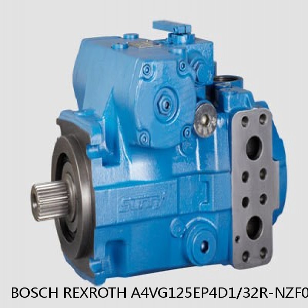 A4VG125EP4D1/32R-NZF02F011SP BOSCH REXROTH A4VG VARIABLE DISPLACEMENT PUMPS