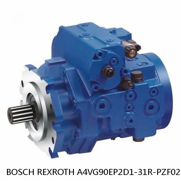 A4VG90EP2D1-31R-PZF02F001S BOSCH REXROTH A4VG VARIABLE DISPLACEMENT PUMPS