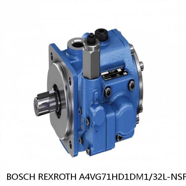 A4VG71HD1DM1/32L-NSF10F021S-S BOSCH REXROTH A4VG VARIABLE DISPLACEMENT PUMPS #1 small image