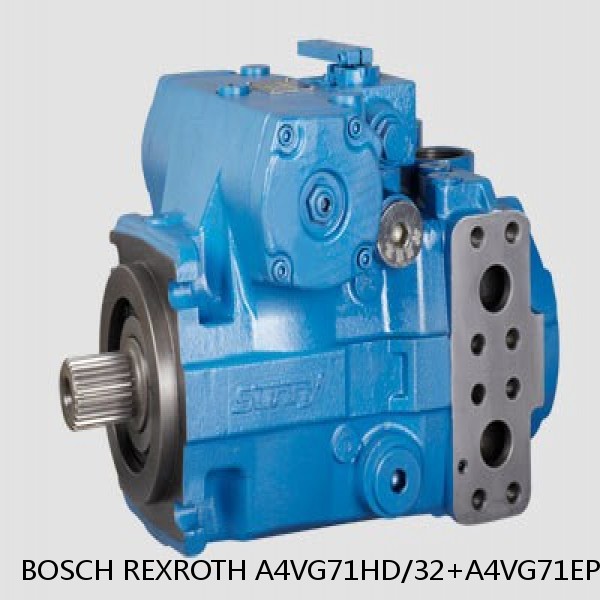 A4VG71HD/32+A4VG71EP3/32 BOSCH REXROTH A4VG VARIABLE DISPLACEMENT PUMPS #1 image