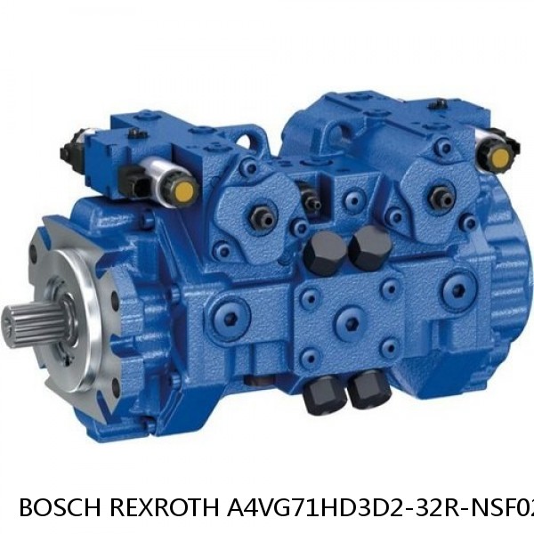 A4VG71HD3D2-32R-NSF02F001F BOSCH REXROTH A4VG VARIABLE DISPLACEMENT PUMPS #1 image